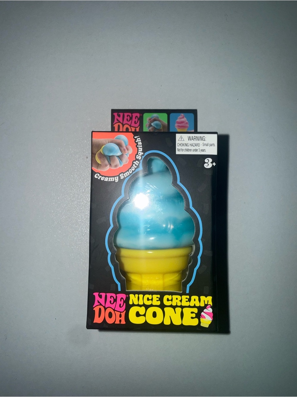 Nee Doh Nice Cream Cone Squishy Toy - Blue